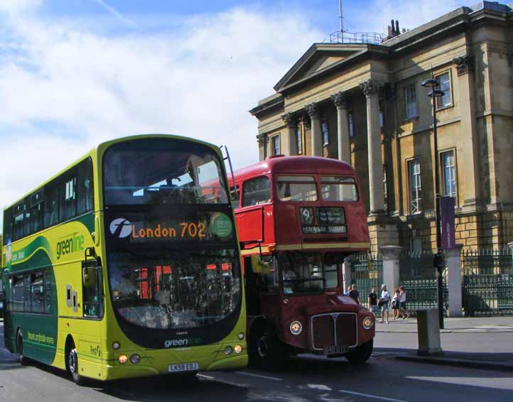 First Beeline Volvo B7TL Green Line 37273 & First London AEC Routemaster RM1640